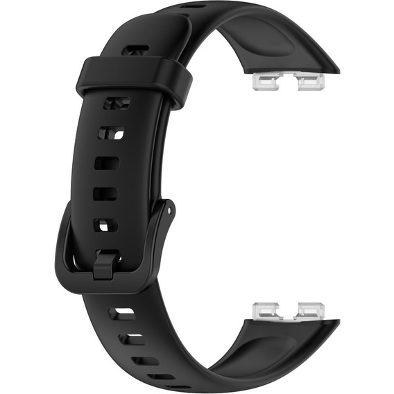 Silikonowy Gumowy Pasek do Huawei Band 8, czarny