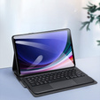 Tok + billentyűzet Samsung Galaxy Tab S9, Dux Ducis Pen Slot TouchPad Leather, fekete