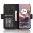 Pattintható tok a Motorola Moto G86 5G, Card Slot, fekete