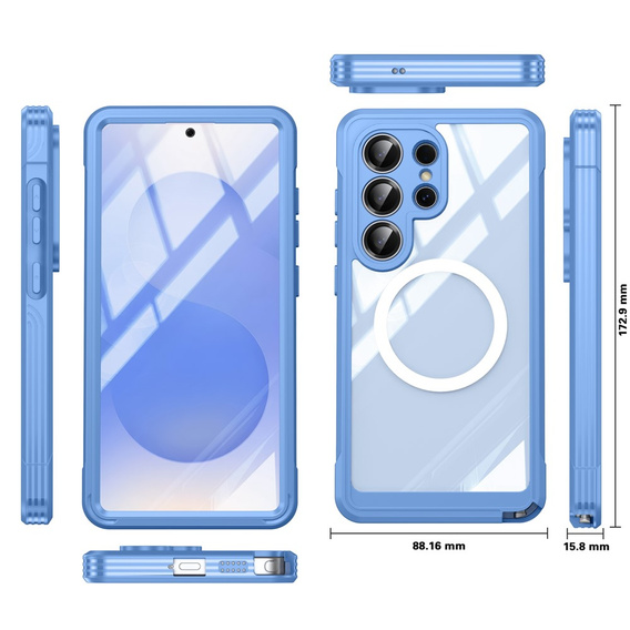 Üveges, ütésálló tok MagSafe-hez, Samsung Galaxy S26 Ultra készülékhez