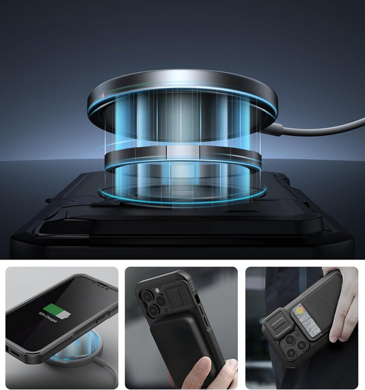 Dexnor CamProtect MagSafe páncélozott tok iPhone 13 Pro készülékhez