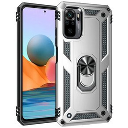 Páncélozott telefontok a Xiaomi Redmi Note 10/10S, Nox Case Ring, ezüst