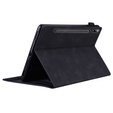 Tok Samsung Galaxy Tab S10 FE+ Plus, Classic, tolltartóval, fekete