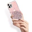 Telefontok a iPhone 13 Pro Max, Glittery, rózsaszín