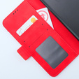 Pattintható tok a Xiaomi 13T / 13T Pro, Card Slot, piros