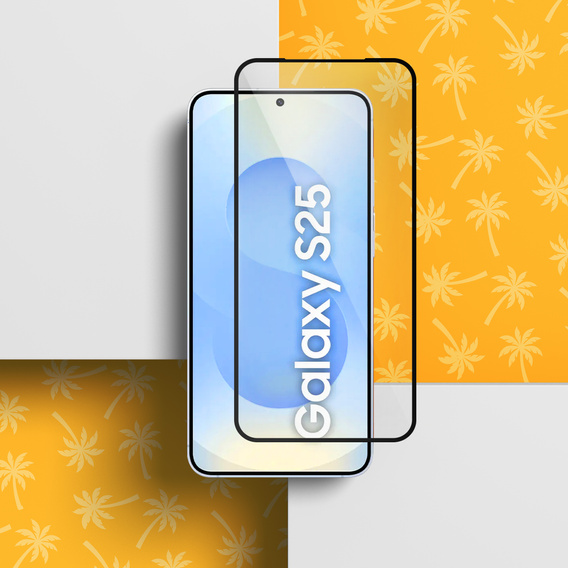 9D Flexi Palm kerámiaüveg Samsung Galaxy S25 készülékhez