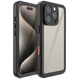 IP68 vízálló tok a iPhone 16 Pro Max, fekete