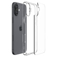 A Spigen tok iPhone 16, Ultra Hybrid, átlátszó + 9H edzett üveg