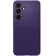 A Spigen tok Samsung Galaxy S24, Liquid Air, lila + 9H edzett üveghez