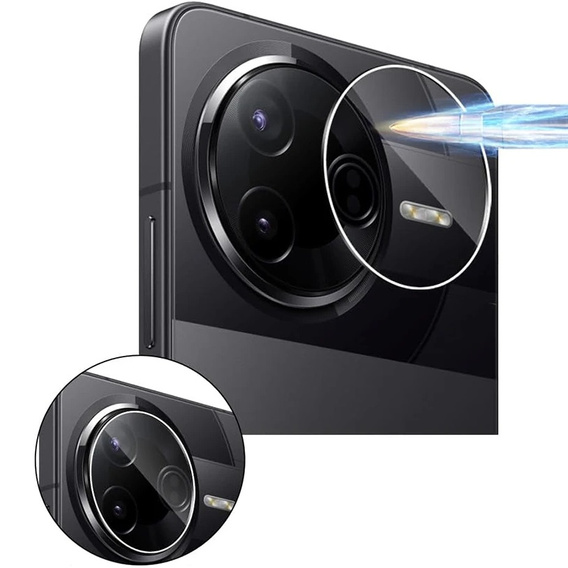 Edzett kameraüveg Xiaomi Poco F7 Ultra, átlátszó