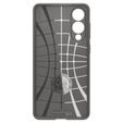A Spigen tok Samsung Galaxy S25, Liquid Air, fekete + 9H edzett üveghez