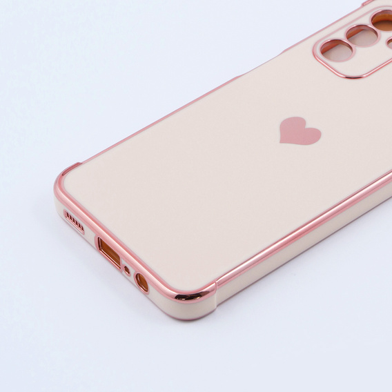 Telefontok a Samsung Galaxy A13 5G, Electro heart, rózsaszín rose gold