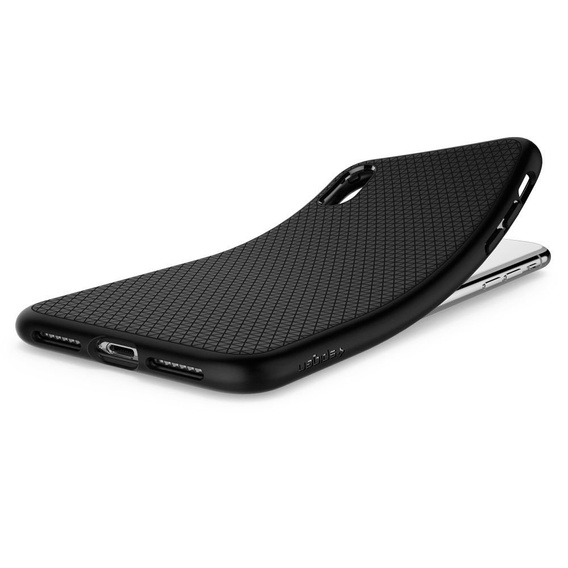 Spigen Liquid Air matt fekete tok Apple iPhone X / Xs készülékekhez