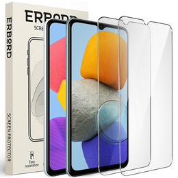 2x edzett üveg a Samsung Galaxy M23 / M13, ERBORD 9H Hard Glass a képernyőn
