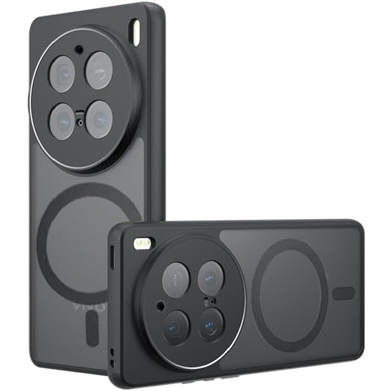 Tok Vivo X200 Pro 5G-hoz, MagSafe, ERBORD Matt Case, fekete