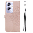 Pattintható tok a Oppo A79 5G, Mandala, rózsaszín rose gold