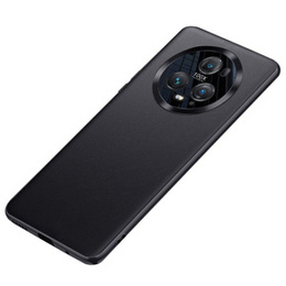 Bőr tok Honor Magic 5 Pro, leather hybrid, fekete