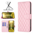 Pattintható tok a Samsung Galaxy A05s, Wallet, BINFEN COLOR, rózsaszín