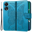 Pattintható tok a Oppo A78 5G, Butterfly, kék