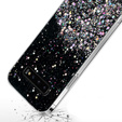 Telefontok a Samsung Galaxy S10 Plus, Glittery, fekete