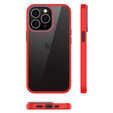 Telefontok a iPhone 13 Pro, ERBORD Hybrid Case, piros