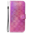 Pattintható tok a Oppo A17, Wallet mandala, rózsaszín