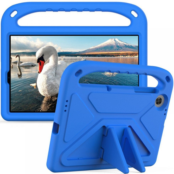 Gyermek tok Lenovo Tab M10 X505 / X605 / Lenovo Tab P10 X705F 10.1, gyermek tok fogantyúval, kék