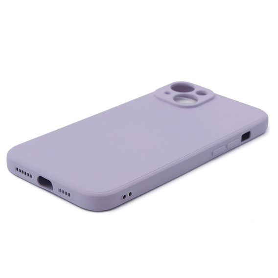 Telefontok a iPhone 15, Silicone Lite, lila