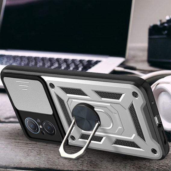 Telefontok a Huawei Nova 9 SE, CamShield Slide, ezüst