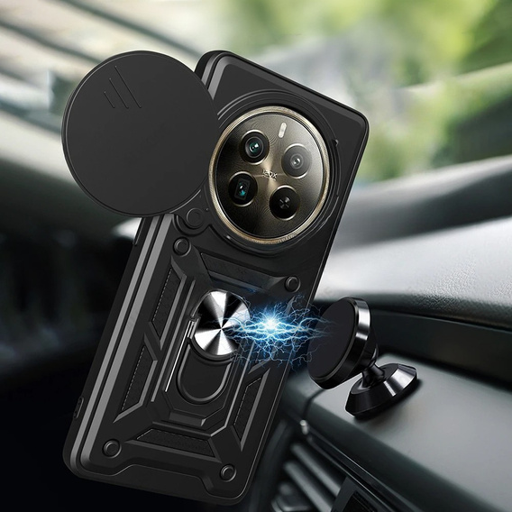 Telefontok a Realme 12 Pro 5G / 12 Pro+ 5G, CamShield Slide, fekete