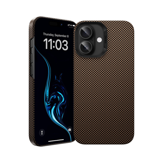 Benks Magnetic Armour Tint Kevlar 1000D tok (0063) iPhone 16-hoz