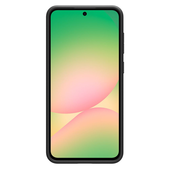 A Spigen tok Samsung Galaxy A56 5G, Liquid Air, fekete + 9H edzett üveghez