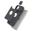 ERBORD MagSafe Cam Slider tok, fekete + képernyővédő üveg iPhone 13 / iPhone 14 készülékekhez