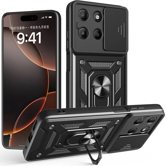 Telefontok a Motorola Moto G15 / Motorola Moto G15 Power, CamShield Slide, fekete