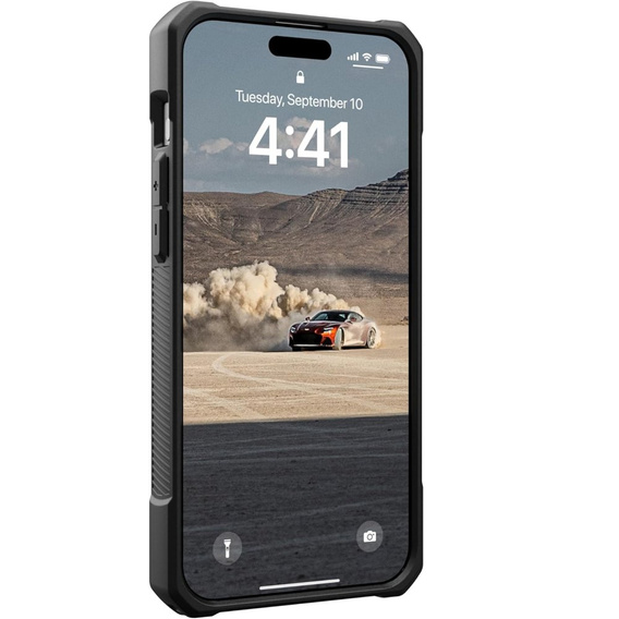 Tok Urban Armor Gear iPhone 15 Pro, Monarch, carbon fekete