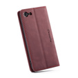 CASEME tok iPhone 7/8/SE 2020/SE 2022, Leather Wallet Case, bordó