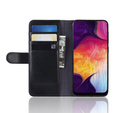 Pattintható tok a Samsung Galaxy A50 / A30s, Leather Flexi Book, fekete