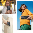 Tok Samsung Galaxy S24 FE-hoz, MagSafe, ERBORD Matt Case, fekete + képernyőüveg