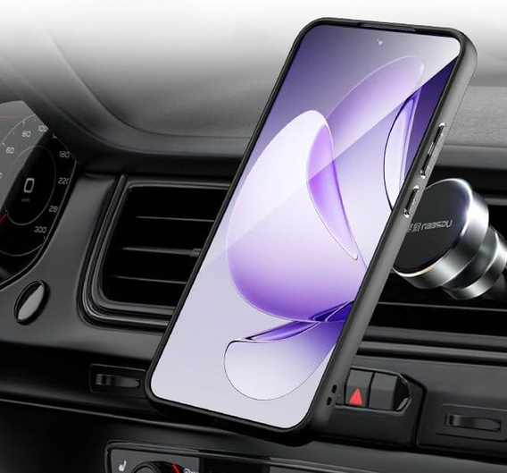 Tok Oppo Reno 13 Pro-hoz, MagSafe, ERBORD Matt Case, fekete