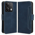 Pattintható tok a Xiaomi Redmi Note 13 5G, Card Slot, kék