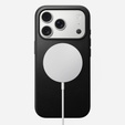 Nomad tok iPhone 17 Pro-hoz, Modern bőr tok, fekete