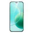 3D edzett üveg Honor 400 Lite készülékhez, fekete keret