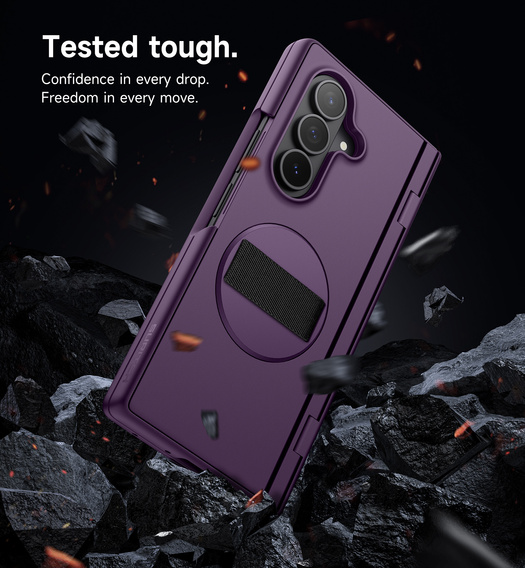 Suritch tok 360°-os állvánnyal és beépített képernyővédővel Samsung Galaxy Z Fold7 készülékekhez