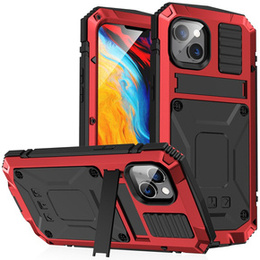 Páncélozott tok a iPhone 14, R-JUST, piros