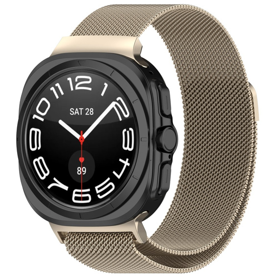Milánói karkötő a Samsung Galaxy Watch Ultra 47mm (2025 / 2024), bézs