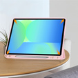 Tok Samsung Galaxy Tab S10 FE+ Plus, Smartcase tolltartóval, rózsaszín