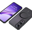 Tok Vivo V50 Lite 4G / 5G-hoz, MagSafe, ERBORD Matt Case, fekete