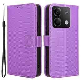 Pattintható tok a Xiaomi Redmi Note 13 5G, Wallet Smart Magnet, lila
