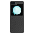 Tok Samsung Galaxy Z Flip7 FE / Z Flip6, Aramid Fiber Cover, fekete