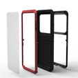 Love Mei Telefontok a Samsung Galaxy S20 Ultra, armored with glass, piros
